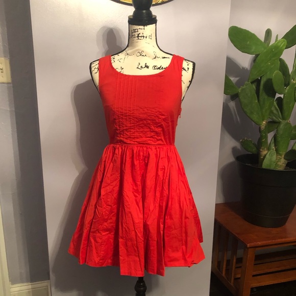 Anthropologie Melora Orange Dress - Picture 4 of 6